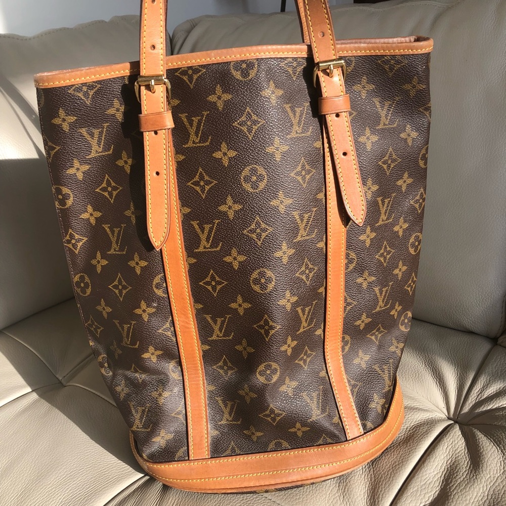 💯Authentic Louis Vuitton Bucket GM vintage